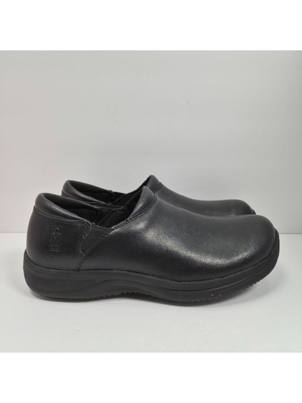 Mozo Forza Men's Oil Slip Resistant Traction Black Leather Shoes Us Size 10 NWOT